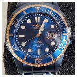 NEW INVICTA Blue/Gold Wrist Watch Model #40942