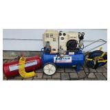 Sears Craftsman 2HP Air Compressor/Paint Sprayer with Sanborn Portable Tank and Reel Hose