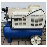 Sears Craftsman 2HP Air Compressor/Paint Sprayer with Sanborn Portable Tank and Reel Hose