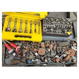 Skil 1 3/4 HP Router with Black & Decker Deluxe Utility Drill with Router Attachment, Craftsman Router with table and Bits