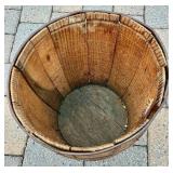 Two Vintage Wood Crates from Western World Champion Ammunition plus Clicquot Club Beverages and Vintage Nail Wooden Barrel Keg