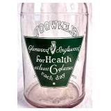 Vintage Glenwood Inglewood Famous Spring Water Glass 1/2 Gallon Water Bottle
