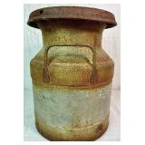 Vintage Milk Can from Superior DYS and Antique 3 Printer Ink Pour Can