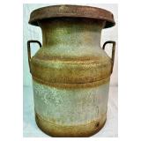 Vintage Milk Can from Superior DYS and Antique 3 Printer Ink Pour Can