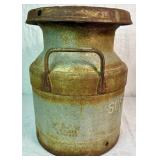 Vintage Milk Can from Superior DYS and Antique 3 Printer Ink Pour Can