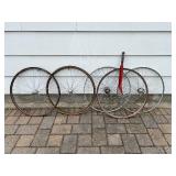 Basso Road Bike with Five Spare Rims & Misc Bike Parts
