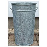 Gedneys 3 gallon Salad Dressing Container and Galvanized Metal Bucket Collection