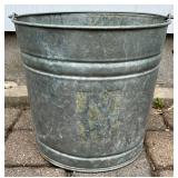 Gedneys 3 gallon Salad Dressing Container and Galvanized Metal Bucket Collection