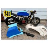 Vintage Kawasaki Motorcycle - Project Bike for Parts Only