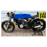 Vintage Kawasaki Motorcycle - Project Bike for Parts Only