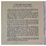 "Lake Erie Mallards" Talio-Crome Print by Richard E Bishop