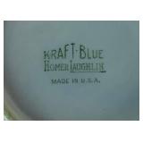 Blue Pottery Bundle-2 Creamers and Serving bowl
