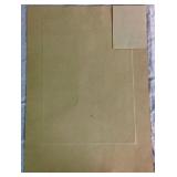 "Old Inn, Winchester" Matted Watercolor Print by A.F. Mettel