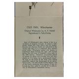 "Old Inn, Winchester" Matted Watercolor Print by A.F. Mettel