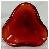 Handblown Glass Hummingbird Feeder with 3 Glass Feeding Ports