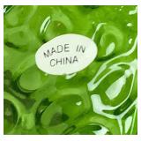 Handblown Glass Hummingbird Feeder with 3 Glass Feeding Ports