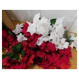 Faux Poinsettias Decor