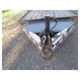 Dual axel trailer with 16 x 7