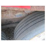 Dual axel trailer with 16 x 7