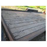 Dual axel trailer with 16 x 7