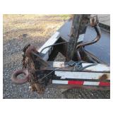 Dual axel trailer with 16 x 7