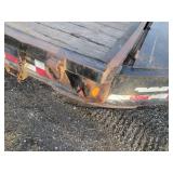 Dual axel trailer with 16 x 7