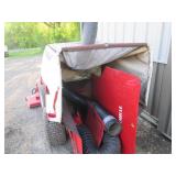 Toro mower with 60" deck and bagger...