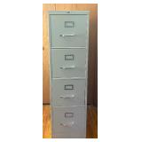 Filex Four Drawer Metal File Cabinet