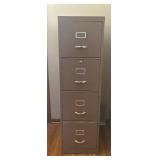 Four Drawer Metal File Cabinet