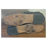 Black Leather Monk Strap Dress Shoes by Nunn Bush