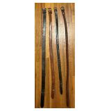 Four Leather Belts