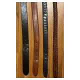 Four Leather Belts
