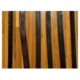 Six Leather Belts