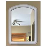Decorative White Wall Mirror