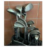 Golf Bag with Golf Clubs by Tour Model, Ben Hogan and More