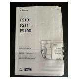 Canon Digital Video Camera Model: FS10