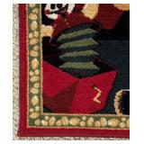 Christmas 1994 Nylon Rug Vintage Milliken Nutcracker Seas Soldier