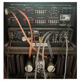 Crown Integrated Circuit Stereo Console, Crown Dual Channel Laboratory Amplifier and Crown Output Control Console