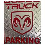 Dodge Truck Parking Only Metal Sign