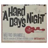 The Beatles "A Hard Days Night" Promotional Print