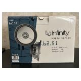 New Infinity Kappa Series 62.5i Two Way Automotive Loudspeaker