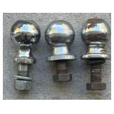 Three  2 Inch Hitch / Trailer Balls