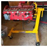 Performance Tool 1000 Pound Capacity Engine Stand with Plymouth Flathead 6 Motor