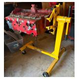 Performance Tool 1000 Pound Capacity Engine Stand with Plymouth Flathead 6 Motor