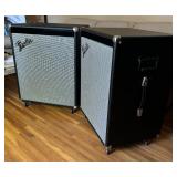 Two Fender Sidekick 100 Bass Speakers