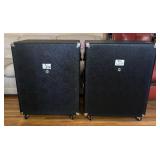 Two Fender Sidekick 100 Bass Speakers