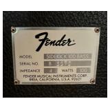Two Fender Sidekick 100 Bass Speakers