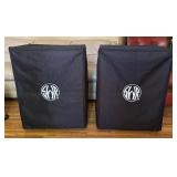 Two Fender Sidekick 100 Bass Speakers