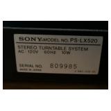 Sony Turntable System Model: PS-LX520