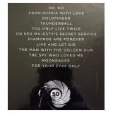 James Bond DVD Movie Collection including A View to a kill, Goldeneye, From Russia with Love and More